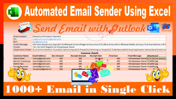 Bulk Email Sender in Excel