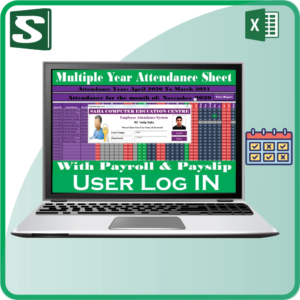 Multiple Year Attendance & Payroll Sheet