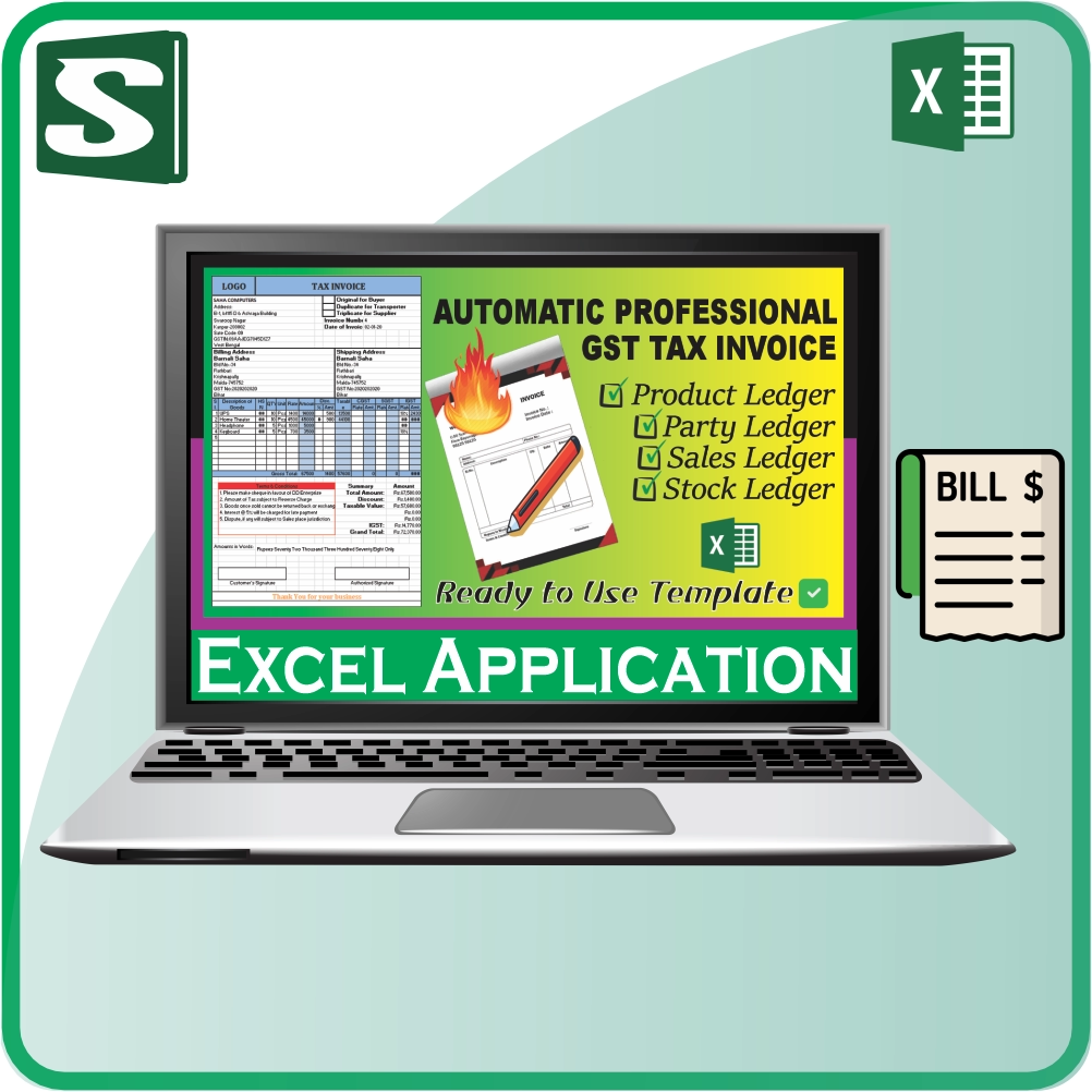 GST Billing Invoice in Excel