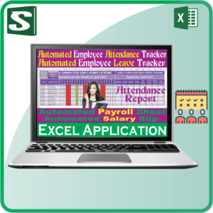 Attendance Sheet With Leave Tracker, Payroll Sheet & Pay Slip in Excel