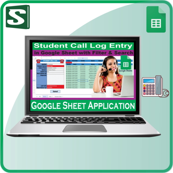 Student Call Log in Google Sheet - SAHA COMPUTER